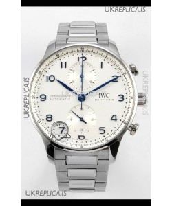 IWC Portuguese Chronograph White Dial Super Clone Watch 