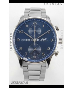 IWC Portuguese Chronograph Blue Dial Super Clone Watch 