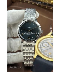 Omega De Ville Automatic 34MM Grey Dial Steel Case Super Clone Watch 
