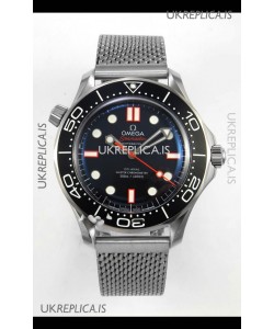 Omega Seamaster 300M Black/Orange Dial Dual Strap Super Clone Watch 