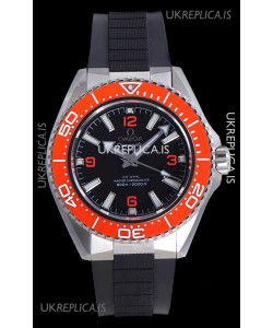 Omega Seamaster Planet Ocean Orange Bezel Rubber Strap 42MM Super Clone Watch 