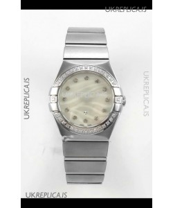 Omega Constellation 28MM Pearl Textured Dial QUARTZ Super Clone Watch 