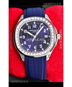 Patek Philippe Aquanaut 5167 Stainless Steel Blue Dial 38.5MM Watch