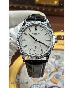 Patek Philippe Calatrava 6119G Stainless Steel White Dial Super Clone Watch 