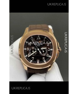Patek Philippe Aquanaut 5261 Rose Gold Brown Dial Swiss Replica Watch