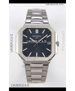 Patek Philippe Cubitus 7128 904L Steel Casing Black Dial Swiss Replica Watch