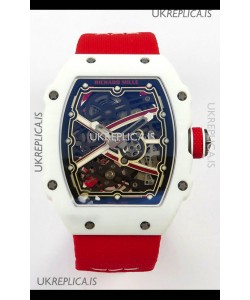 Richard Mille RM67-02 White NTPT 37 Grams CRMA7 Clone Movement 