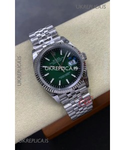 Rolex Datejust 126234 Ombre Green Dial 36MM Jubilee FREE SPRUNG MVMT Super Clone Watch