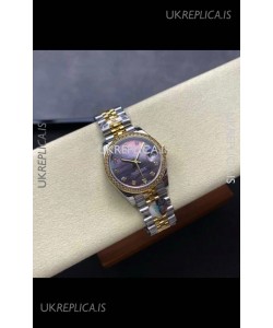 Rolex Super Clone Datejust 31MM Pearl Dial Yellow Gold Super Clone Watch 