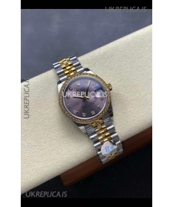 Rolex Super Clone Datejust 31MM Pink Dial Yellow Gold Super Clone Watch 