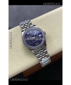 Rolex Super Clone Datejust 31MM Purple Dial Steel Case Super Clone Watch 