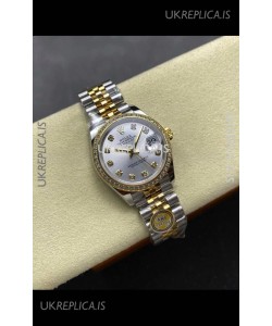 Rolex Super Clone Datejust 31MM Steel Dial Yellow Gold Super Clone Watch 