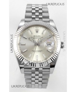 Datejust Super Clone 126334 Steel Dial 41MM FREE SPRUNG MVMNT 3235 Watch 