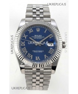 Datejust Super Clone 126334 Blue Roman Dial 41MM FREE SPRUNG MVMNT 3235 Watch 