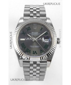 Datejust Super Clone 126334 Wimbledon 41MM FREE SPRUNG MVMNT 3235 Watch 