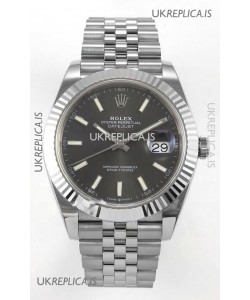 Datejust Super Clone 126334 Grey Dial 41MM FREE SPRUNG MVMNT 3235 Watch 