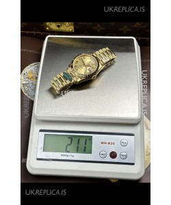Rolex Day Date 228238 Yellow Gold in Gold Roman Dial Super Clone Watch 
