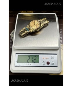 Rolex Day Date 228238 Yellow Gold in Gold Crystal Dial Super Clone Watch 