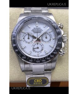 Rolex Daytona 126502 White Enamel Dial FREE SPRUNG MVMT Super Clone Watch 