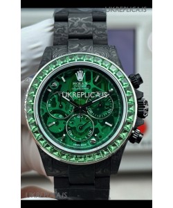 Rolex Daytona Green "Artisans De Genève - Poetry of Lights" Carbon Casing Super Clone Watch 