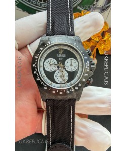 Rolex Daytona DiW Black Carbon Fiber Paul Newman Dial Super Clone Watch 
