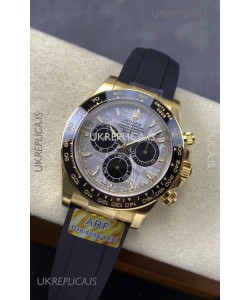 Rolex Daytona 126518 Yellow Gold Meteorite Dial FREE SPRUNG MVMNT Super Clone Watch 