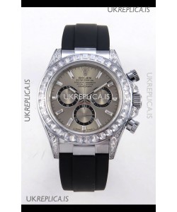 Rolex Daytona 126539TBR FREE SPRUNG MVMNT Grey Dial Super Clone Watch 