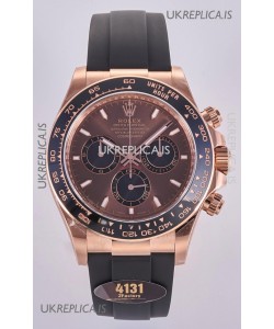 Rolex Daytona 126515 Brown Dial Stick Markers FREE SPRUNG MVMT Super Clone Watch 