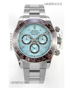 Rolex Daytona 126506 Ice Blue Crystal Markers FREE SPRUNG MVMT Super Clone Watch 
