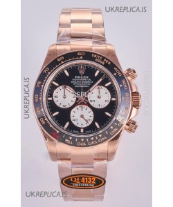 Rolex Daytona 126525 Le Mans Rose Gold FREE SPRUNG MVMT Super Clone Watch 