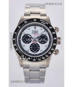 Rolex Daytona Paul Newman Label Noir Blue Dial Custom Modded 4130 Mvnt Swiss Replica