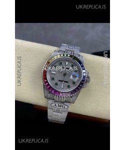 Rolex Submariner 116610 Iced Out Edition 10 Swiss Replica Watch 
