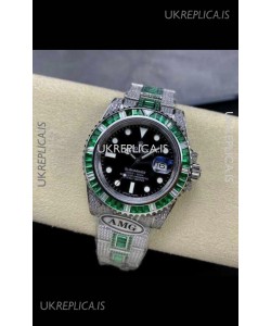 Rolex Submariner 116610 Iced Out Edition 16 Swiss Replica Watch 