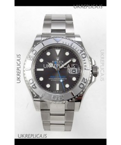 Rolex Yachtmaster 40mm Grey Dial 3235 Movement Blue Dial Superclone Watch 
