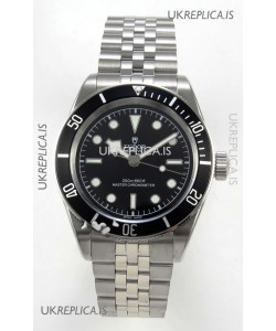 Tudor Black Bay 41 Black Dial and Bezel Jubilee Super Clone Watch 