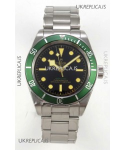 Tudor Black Bay 41 Black Dial Green Bezel Oyster Super Clone Watch 