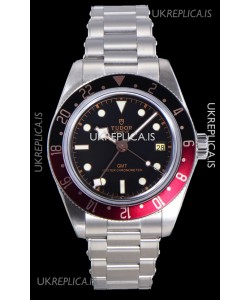 Tudor Black Bay GMT Black Dial Watch Black/Red Bezel Super Clone Watch 