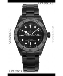 Tudor Black Bay PVD Case Black Dial Swiss Replica Watch 