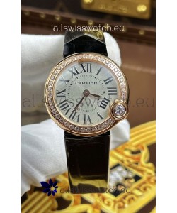 Ballon Blanc De Cartier Swiss Quartz Replica Watch in Rose Gold Casing