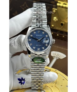 Rolex Datejust Super Clone Cal.3235 Blue Computer Dial Steel Casing Watch 36MM