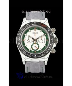 Rolex Daytona DiW Alpine Edition Watch - Forged Cabon Casing 1:1 Mirror Replica