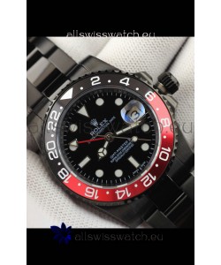 Rolex GMT Masters II Japanese Movement Replica Watch in PVD Casing 