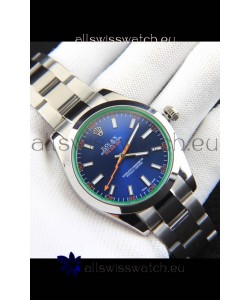 Rolex Milgauss Japanese Movement Replica Watch in Blue Dial 