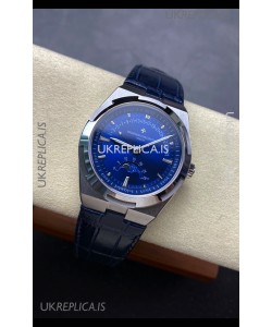 Vacheron Constantin Overseas True Moon Phase Steel Case Blue Dial Swiss Replica Watch 