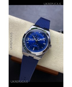 Vacheron Constantin Overseas True Moon Phase Steel Case Blue Dial Swiss Replica Watch 