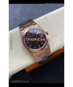 Vacheron Constantin Historiques 222 Rose Gold Brown Dial Super Clone Watch 