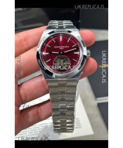 Vacheron Constantin Overseas Tourbillon Red Dial Super Clone Watch 