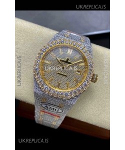 Royal Oak 15400 Iced Out Super Clone Edition 3 Super Clone Watch 