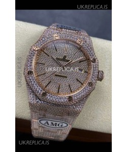 Royal Oak 15400 Iced Out Super Clone Edition 9 Super Clone Watch 