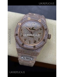 Royal Oak 15400 Iced Out Super Clone Edition 10 Super Clone Watch 